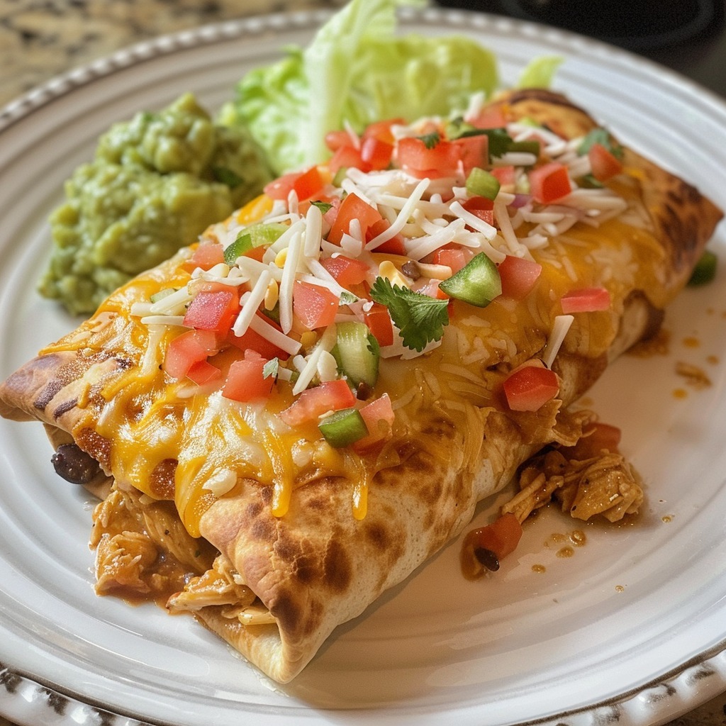 Crispy Chicken Chimichangas