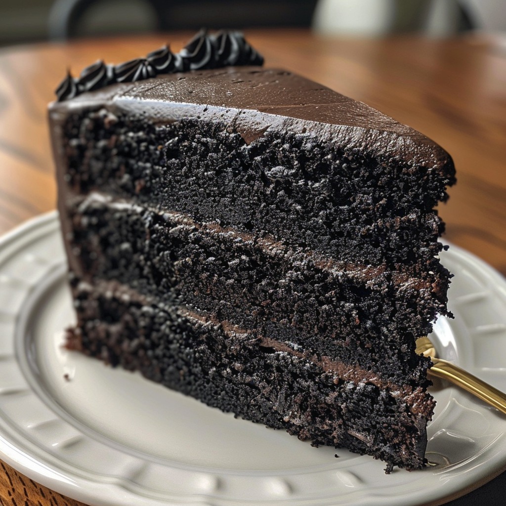 Decadent Black Velvet Cake with Silky Cream Cheese Frosting