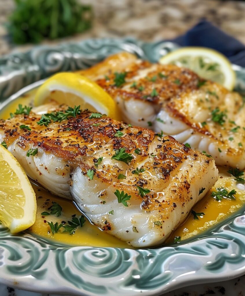 Lemon Butter Garlic Fish