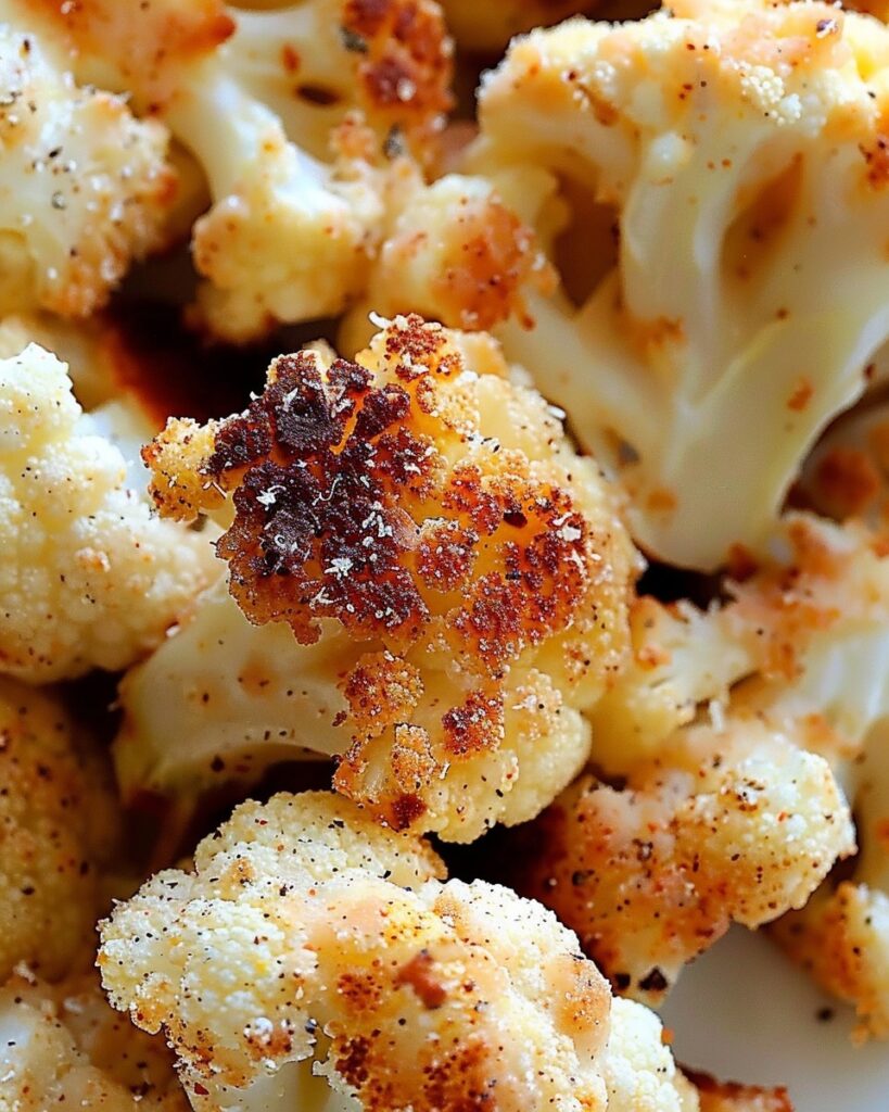 Roasted Garlic Parmesan Cauliflower