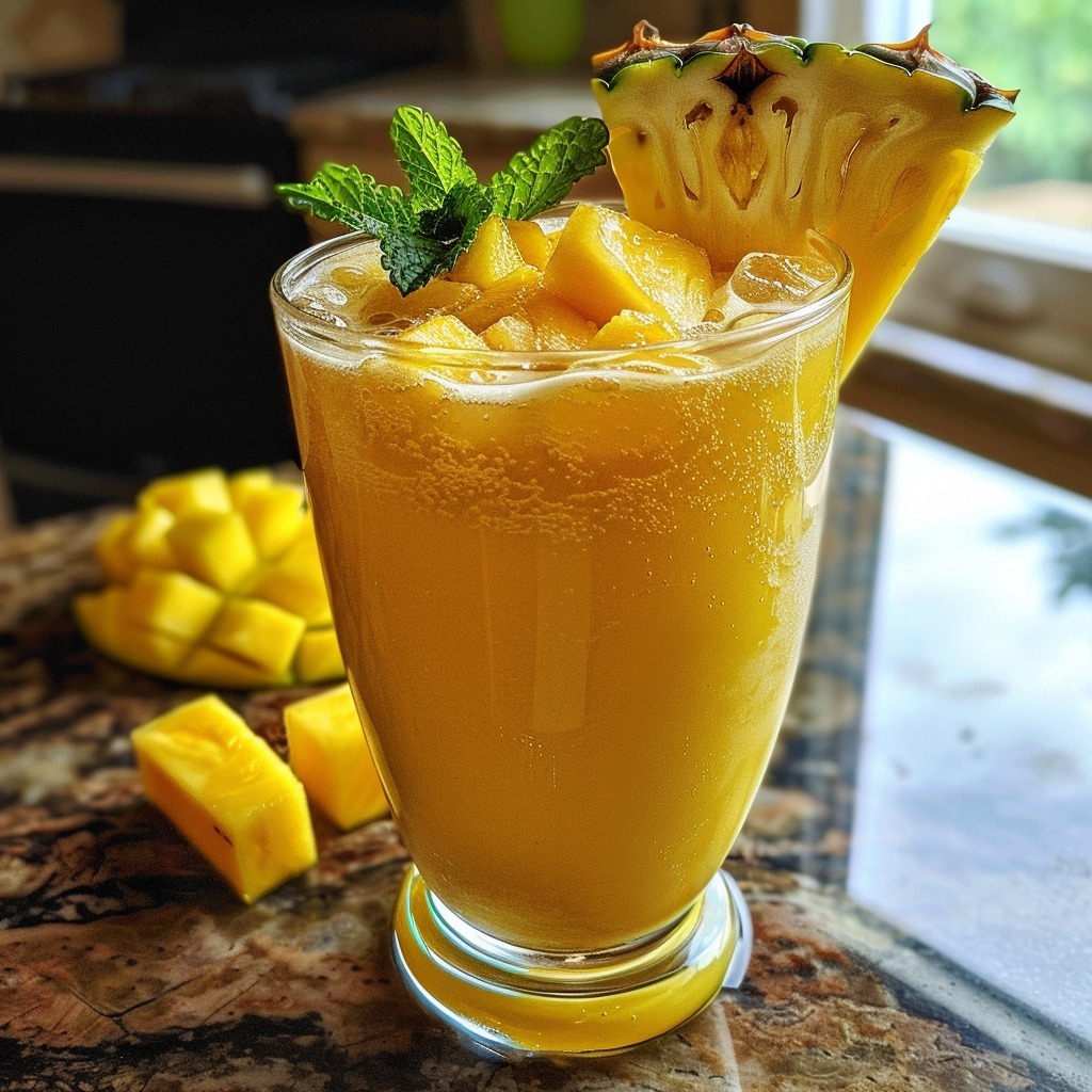 Tropical Mango Pineapple Juice