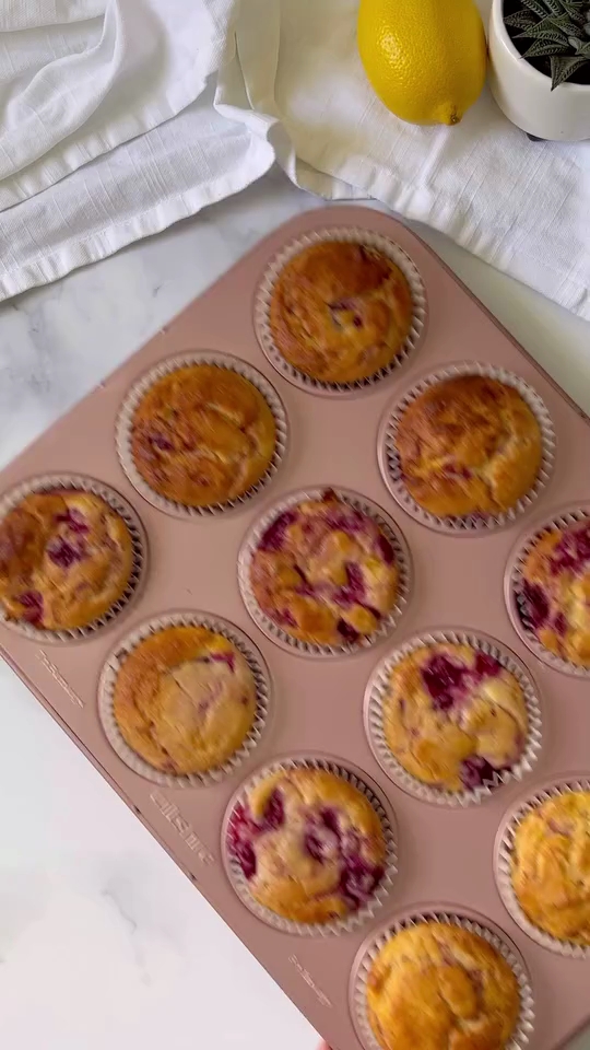 Mother's Day Lemon Raspberry Muffins