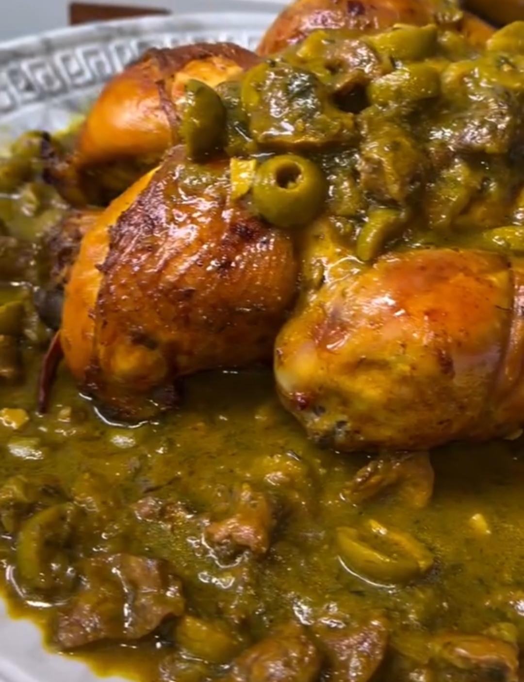 Moroccan Chicken with Olives Recipe