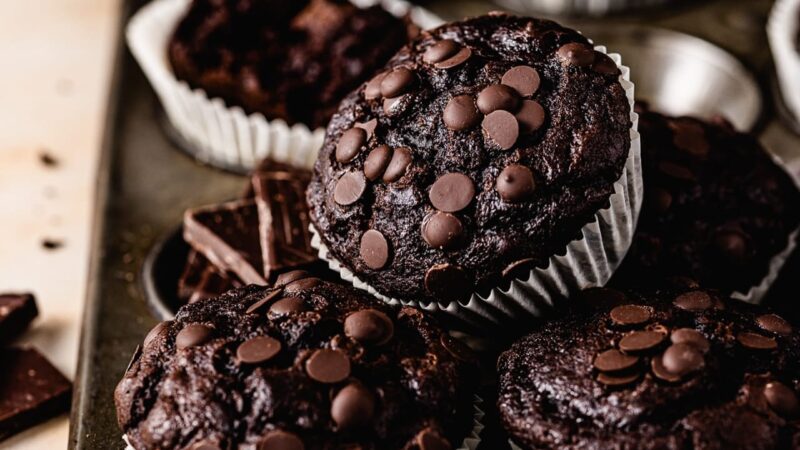 Delicious Chocolate banana Muffins