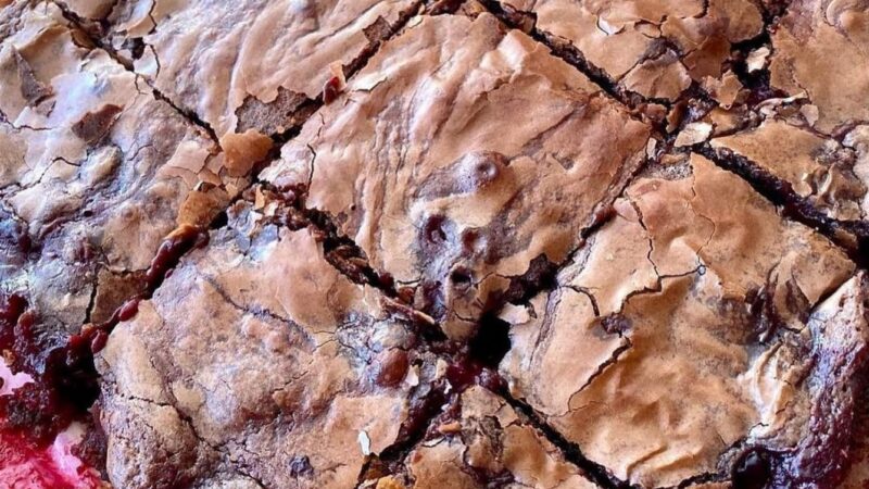 Delicious Sour Cherry Brownies