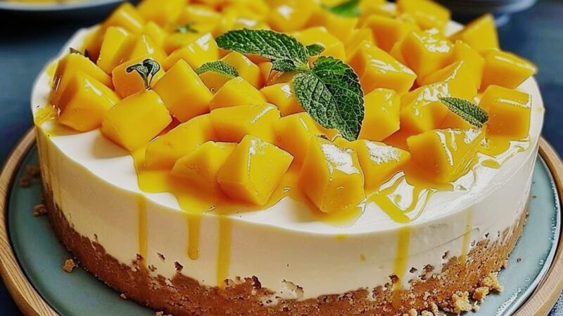 Best Cheese and Mango Cake Recipe