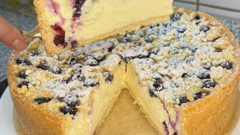 Unique Blueberry Cheesecake