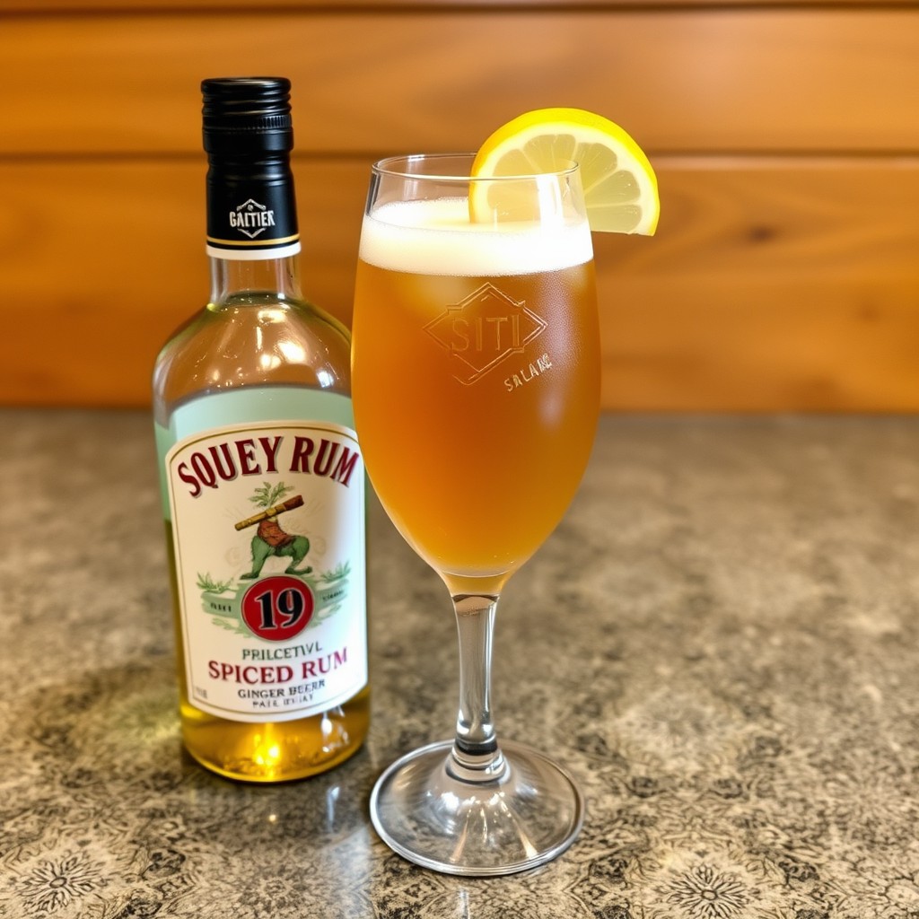 Spiced Rum and Ginger Beer