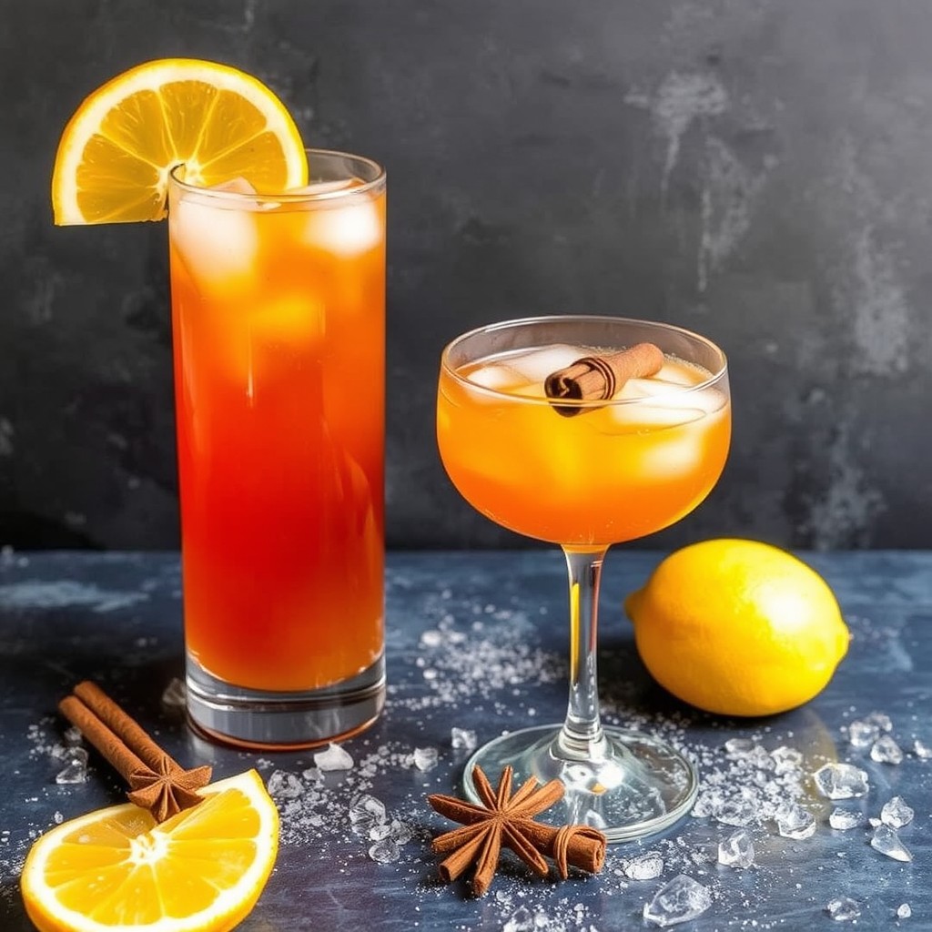 prompt image Spiced Rum Punch