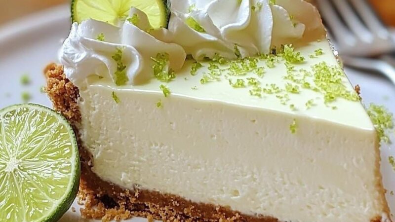 Easy Lime Cheesecake : A refreshing delight