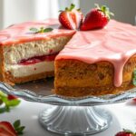 strawberry cheesecake cake recipe